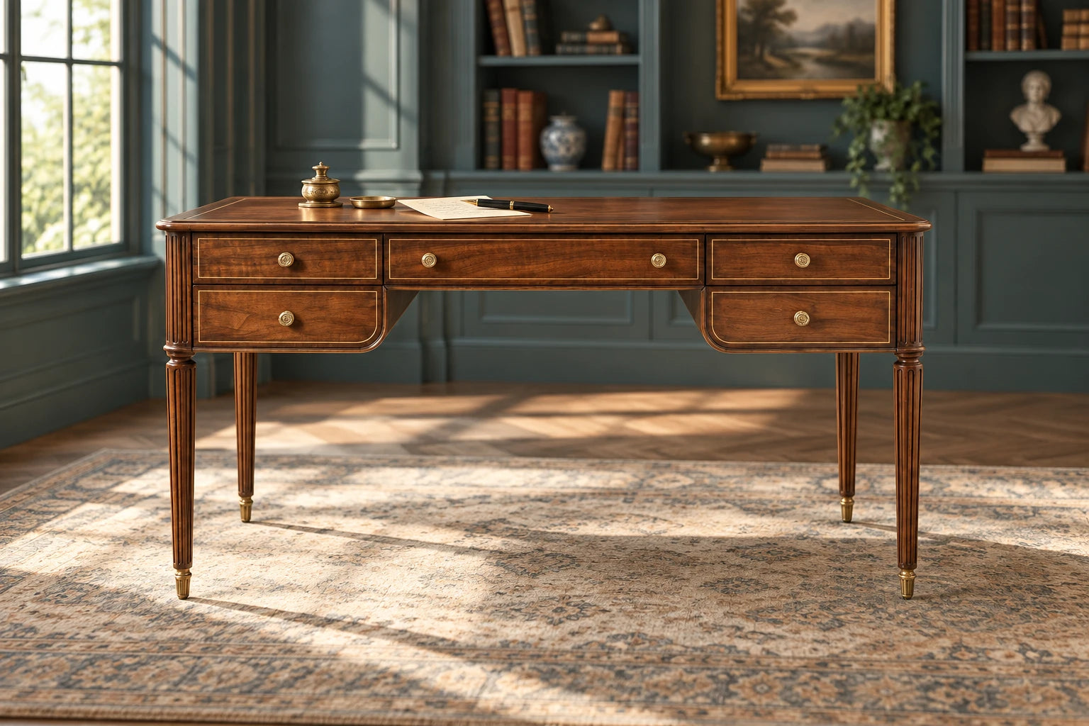 Bennet Desk in a traditions interior